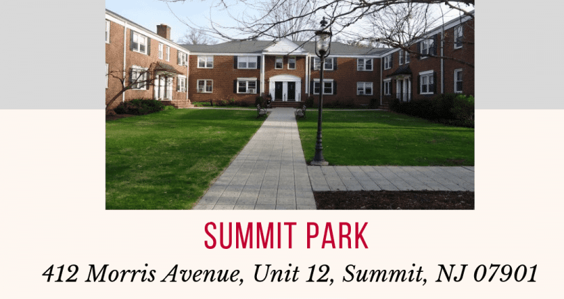 412 Morris Avenue, Unit 12, Summit, NJ 07901